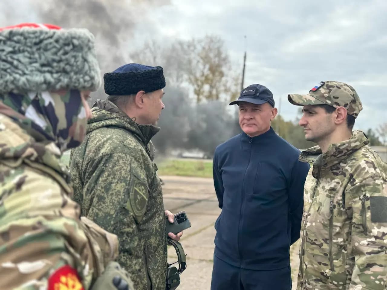 На полигоне в Наро-Фоминске прошли военные сборы народных дружин Московской области